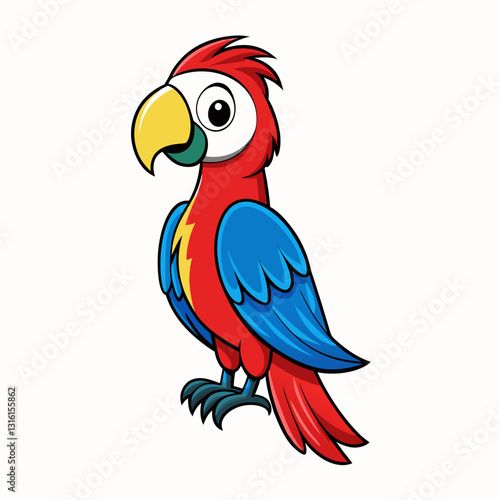 macaw on a branch