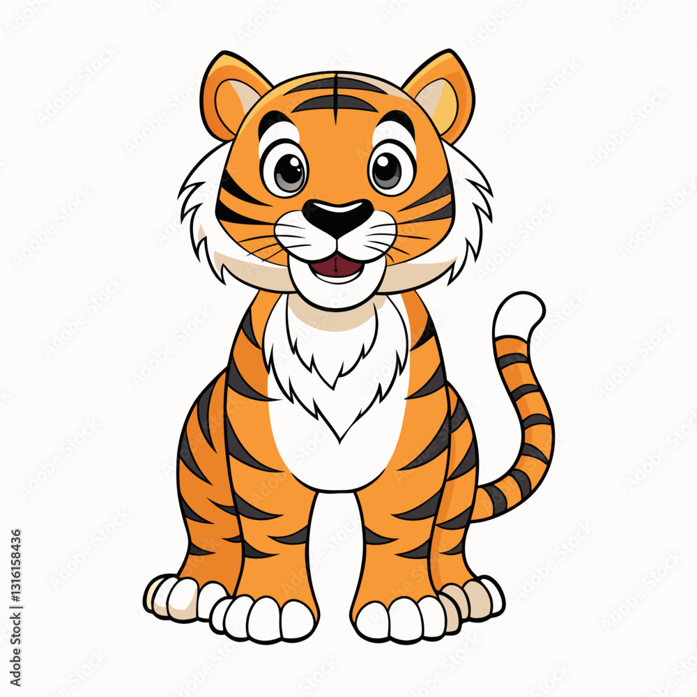 tiger cartoon character tiger cartoon character