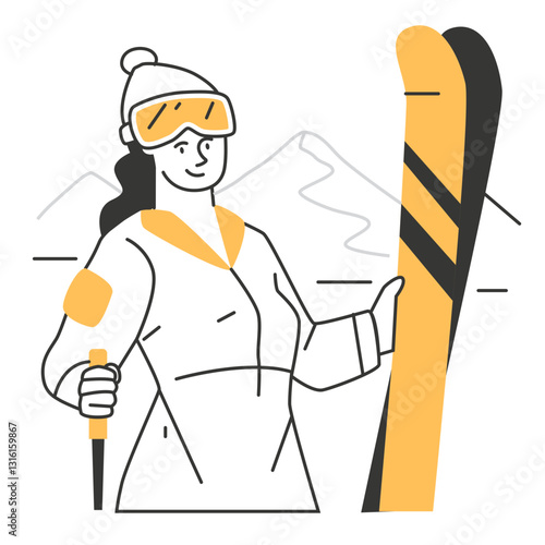 Women Sport Character Illustration
