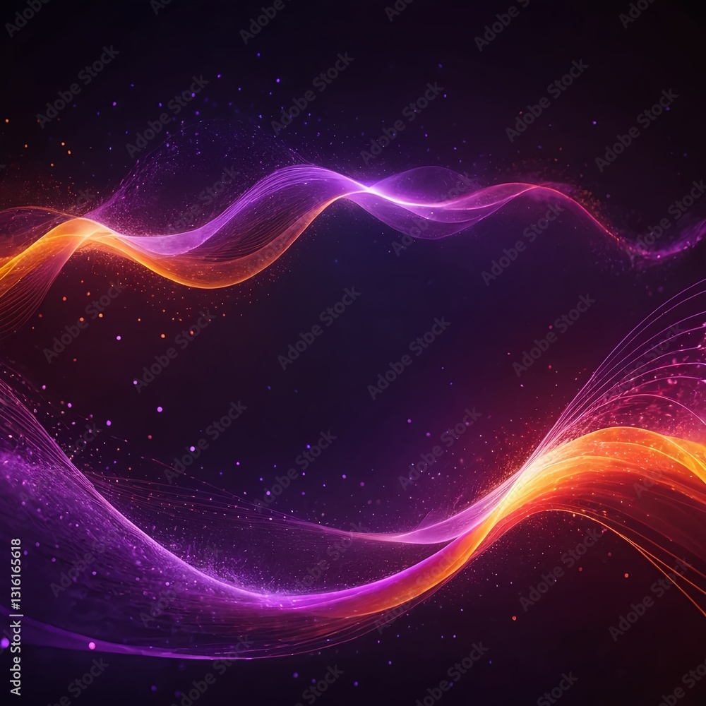 Obraz premium Abstract Energy Waves