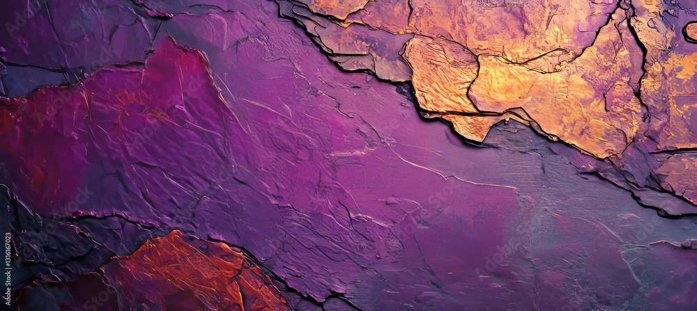 Naklejka premium The background features a grainy, purple texture that transitions from light to dark