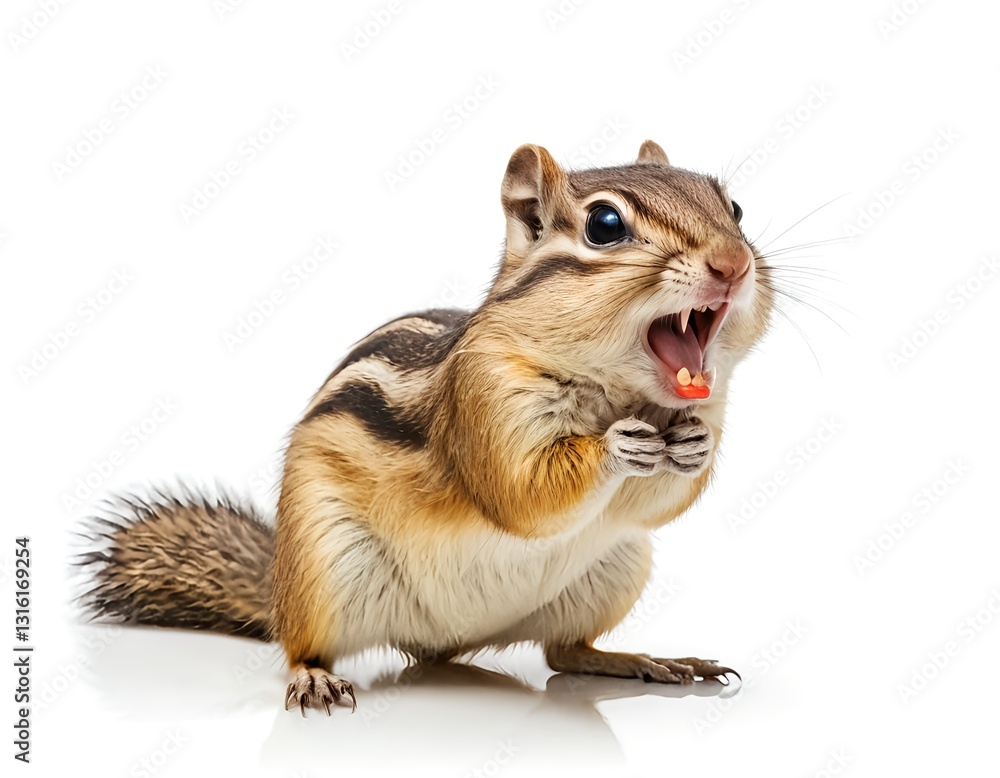 Siberian Chipmunk Eating Siberian Chipmunk Eating