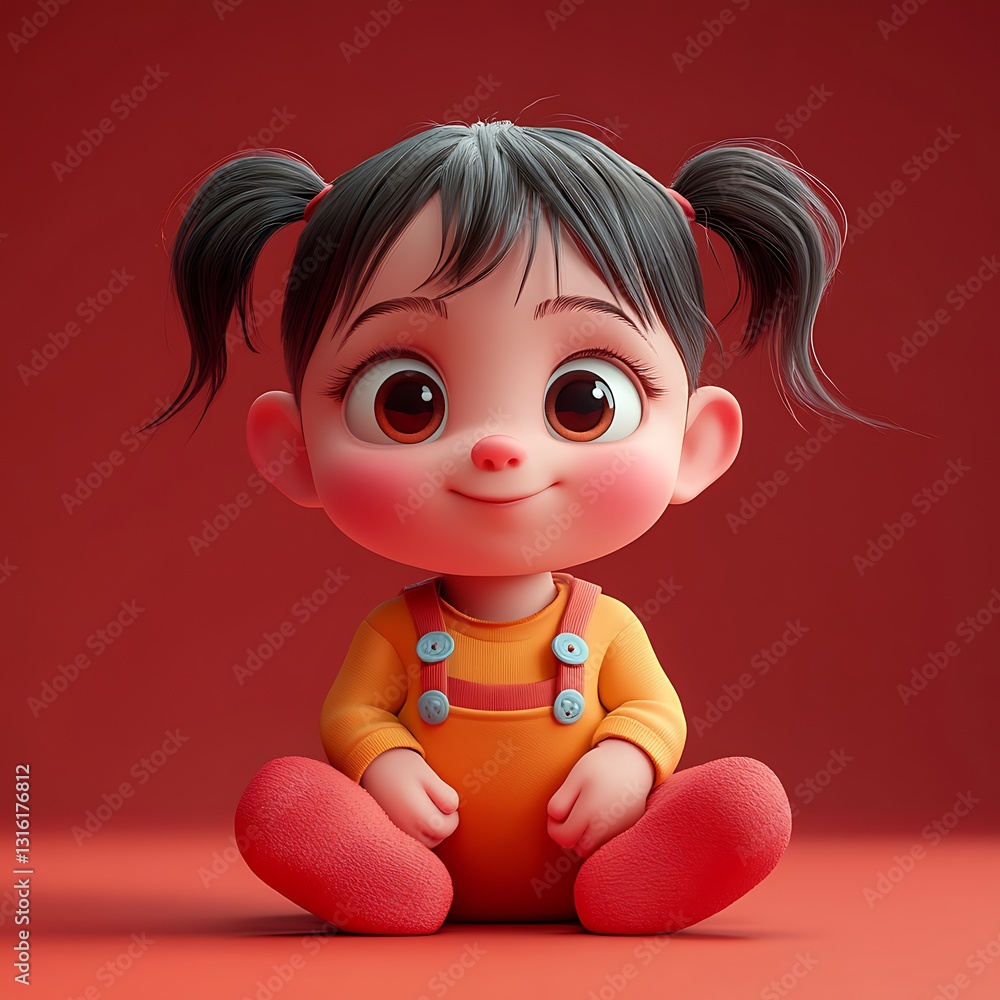 little girl with toy little girl with toy