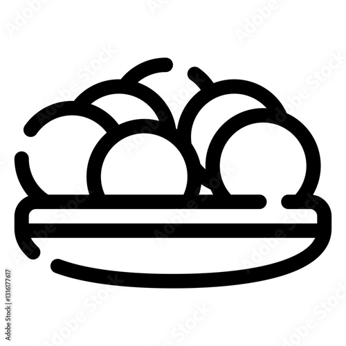 onion ring icon