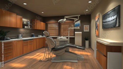 Modern Dental Chair in a Contemporary Setting