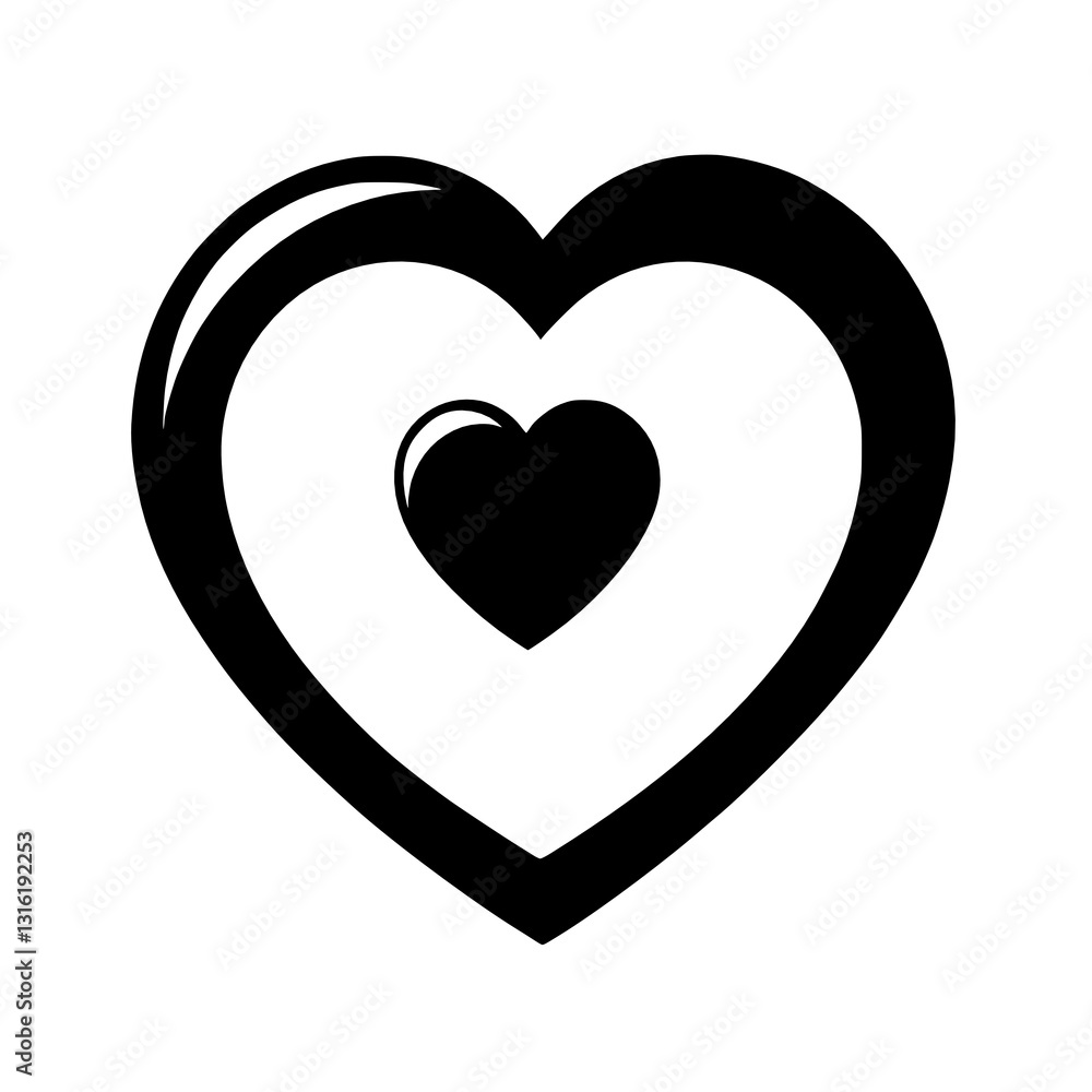 love heart icon illustration design love heart icon illustration design