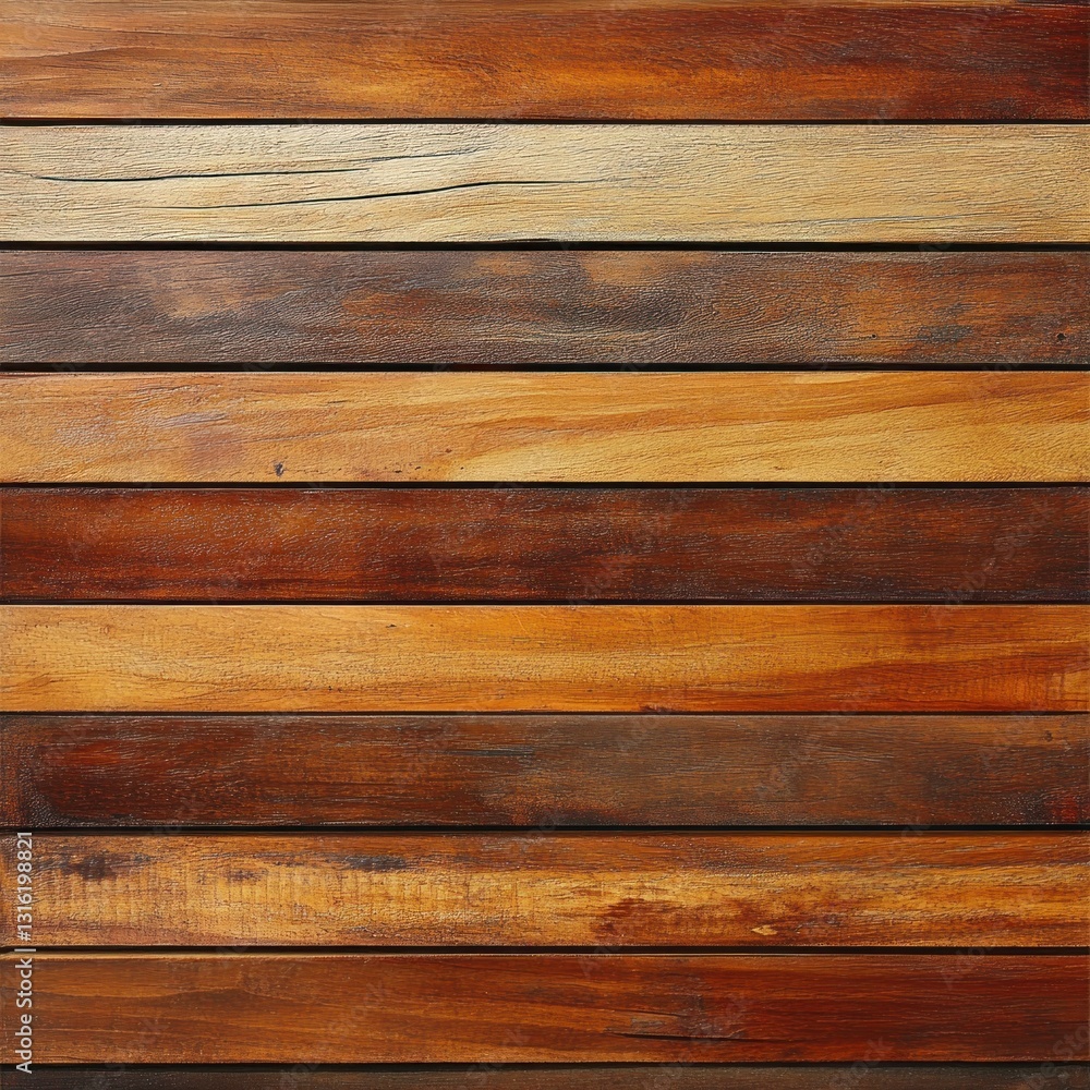 Naklejka premium Horizontal rustic wood planks background.