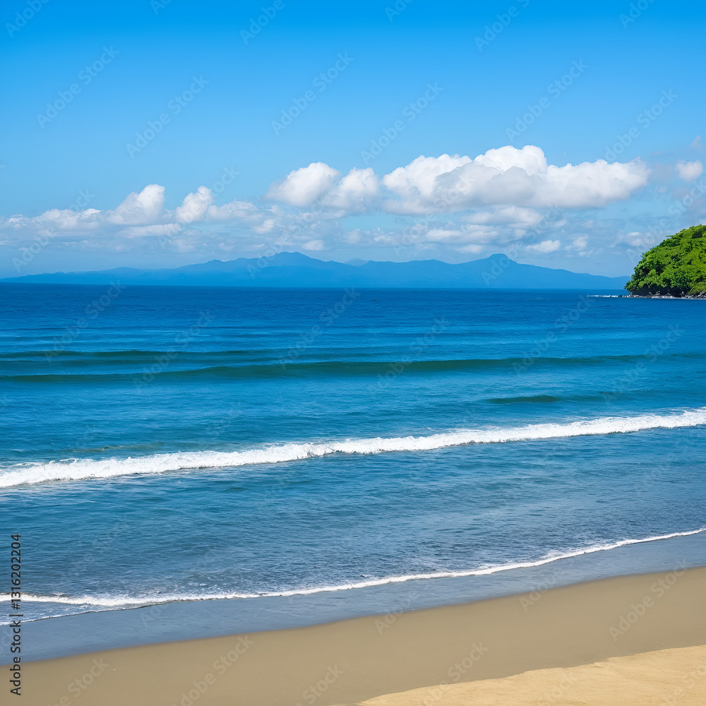 beach and sea, photo as a background taken in Nicoya, Costa rica central america beach and sea, photo as a background taken in Nicoya, Costa rica central america