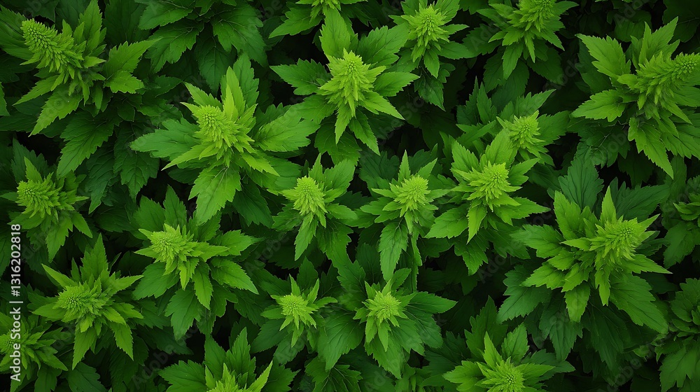 Lush Green Foliage: A Springtime Nature Photograph AI Generated Lush Green Foliage: A Springtime Nature Photograph AI Generated