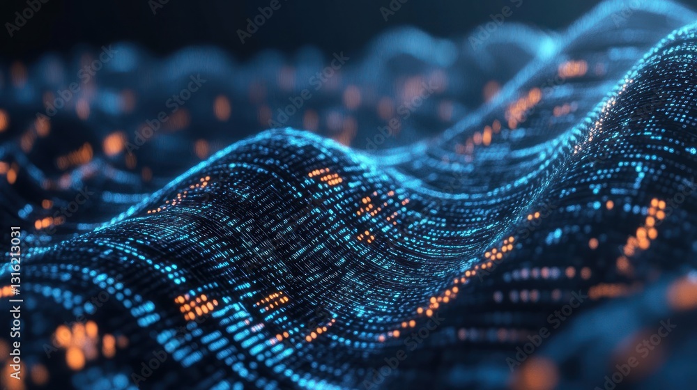 Abstract Data Wave Pattern Abstract Data Wave Pattern