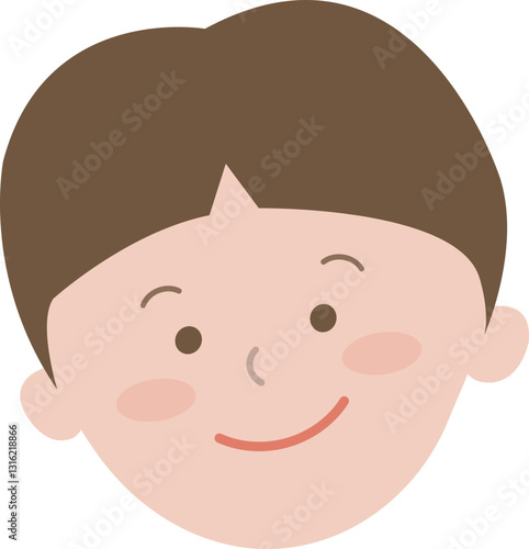 귀여운 아이 얼굴