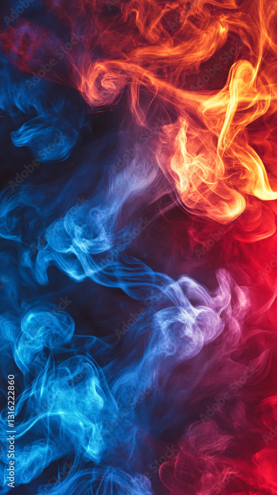 Fototapeta premium abstract colorful background with smoke