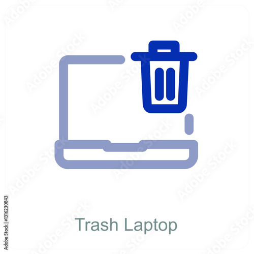 Trash Laptop