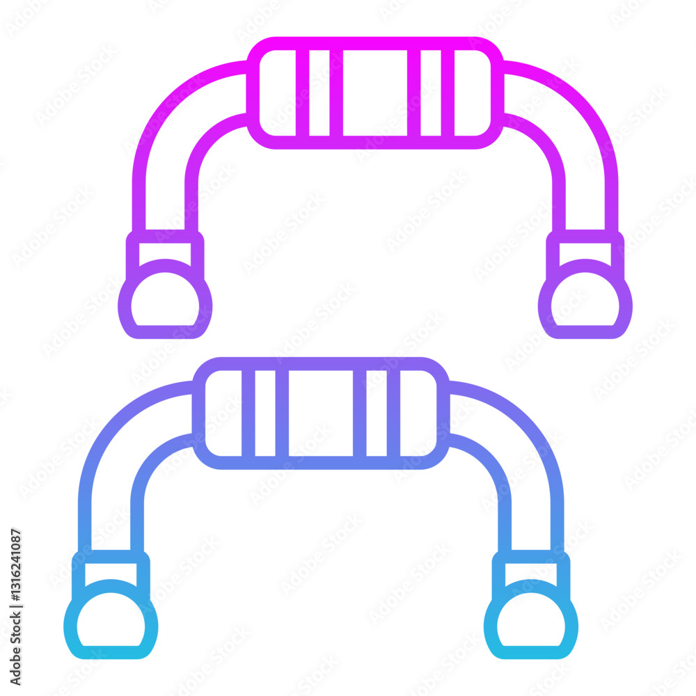 Pushup bars Icon Pushup bars Icon