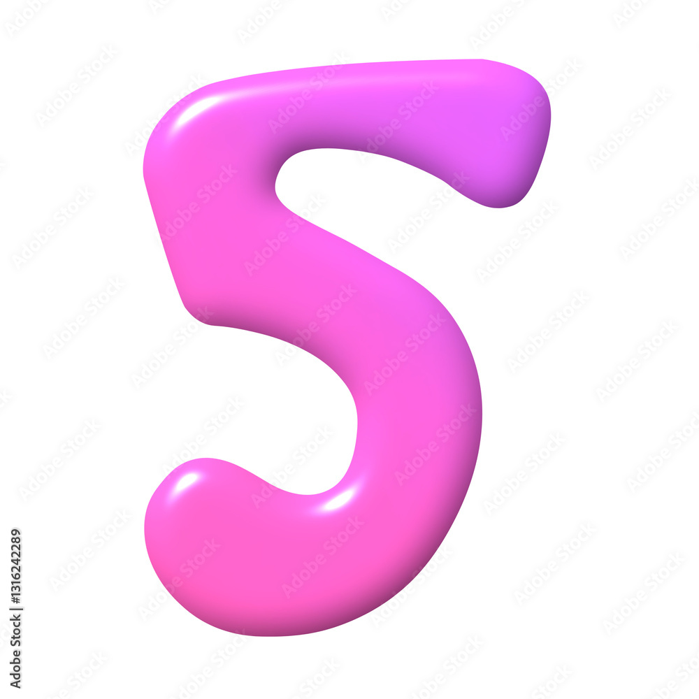 pink number 5 pink number 5