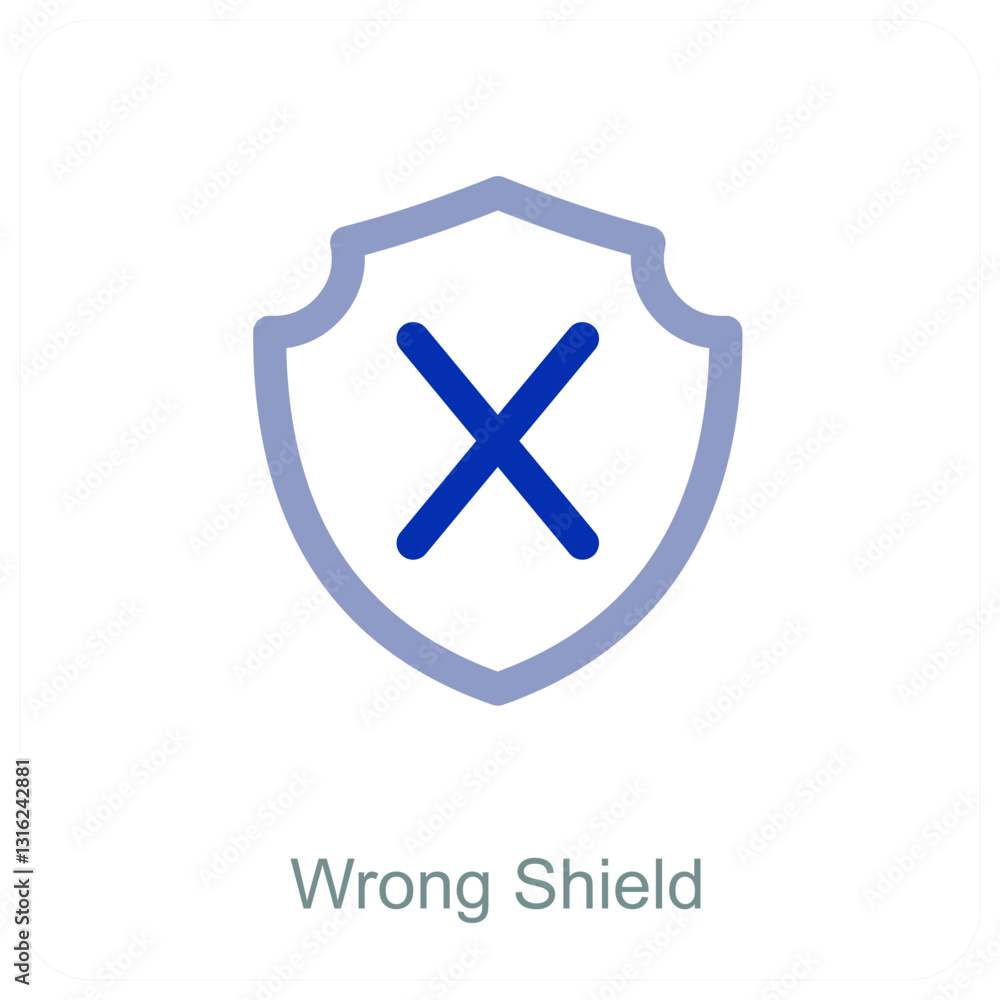 Fototapeta premium Wrong Shield