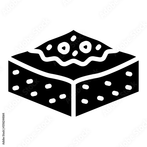 Brownie Vector Design Icon Style