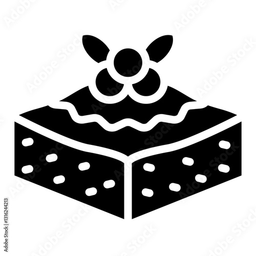Tiramisu Vector Design Icon Style
