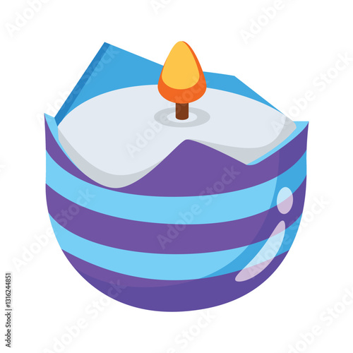 Get this amazing 3d icon of burning candle