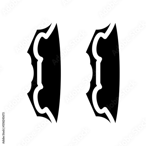Elven Bowstring Vector Design Icon Style