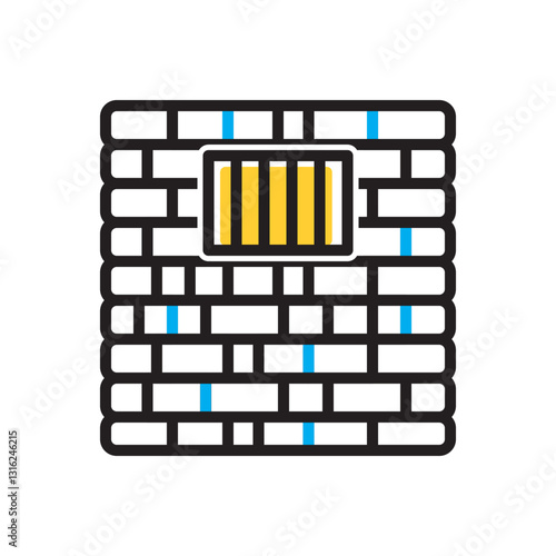 Multi color icon for jail
