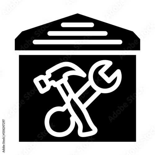 Renovation project Vector Design Icon Style
