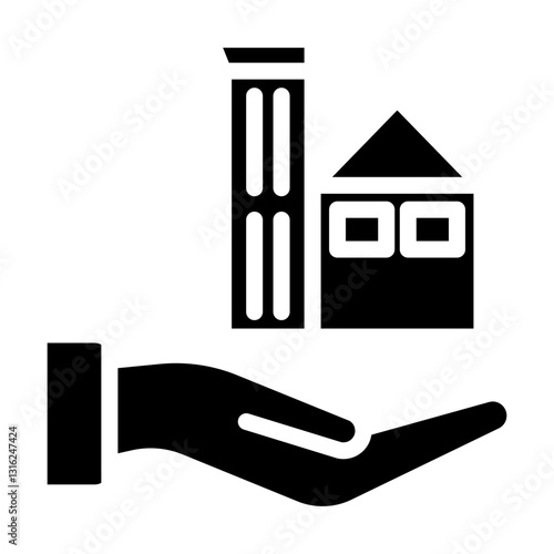 Property management Vector Design Icon Style