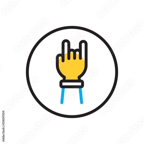 Multi color icon for rockon swag