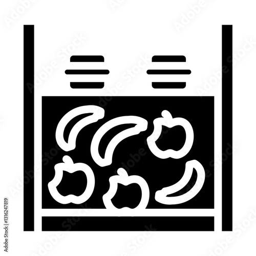 Food storage Vector Design Icon Style