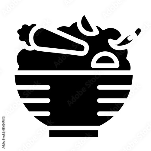 Fresh ingredients Vector Design Icon Style
