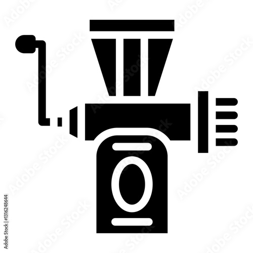 Meat grinder Vector Design Icon Style