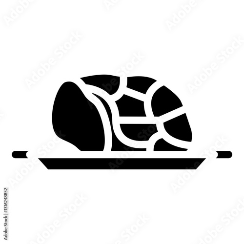 Meat tray Vector Design Icon Style