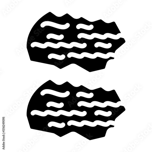 Ground meat Vector Design Icon Style
