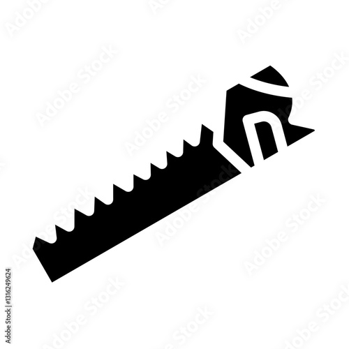 Crosscut saw Vector Design Icon Style