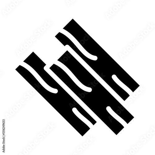 Sawdust pile Vector Design Icon Style