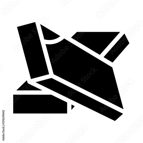 Wood planks Vector Design Icon Style