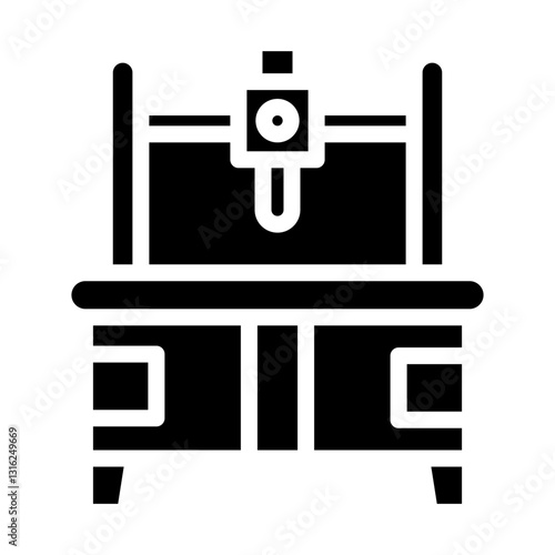 Wood milling Vector Design Icon Style