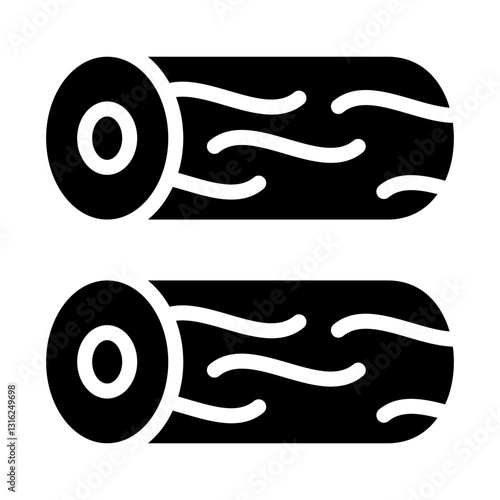 Hardwood lumber Vector Design Icon Style