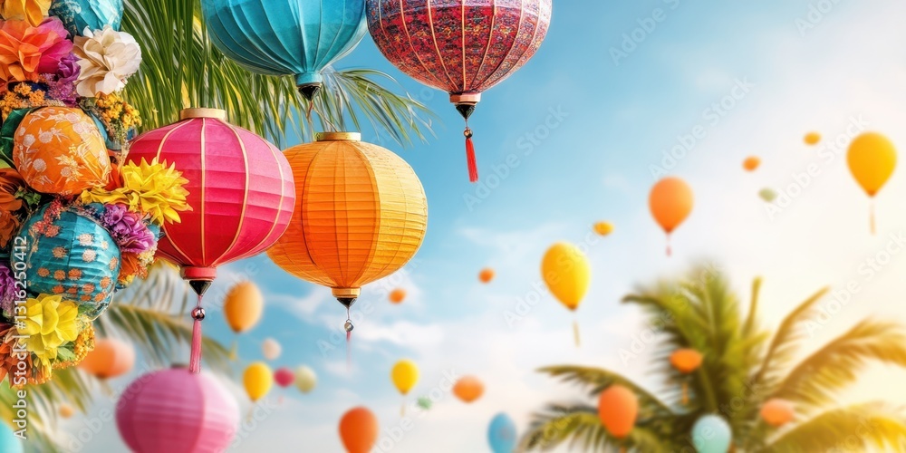 Fototapeta premium Vietnam travel banner