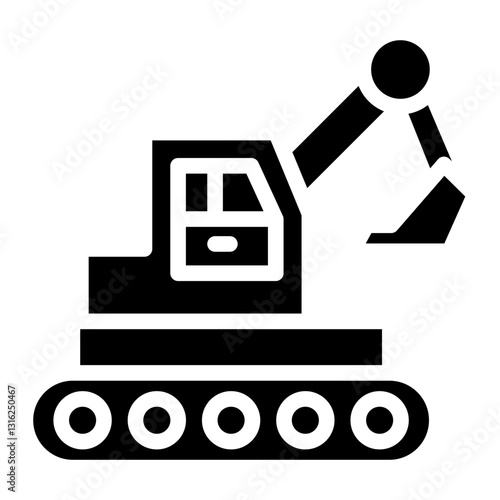 Dump Truck Vector Design Icon Style