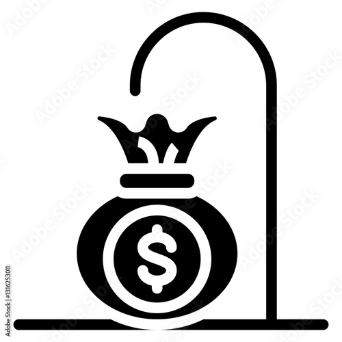 Retirement Fund Vector Design Icon Style