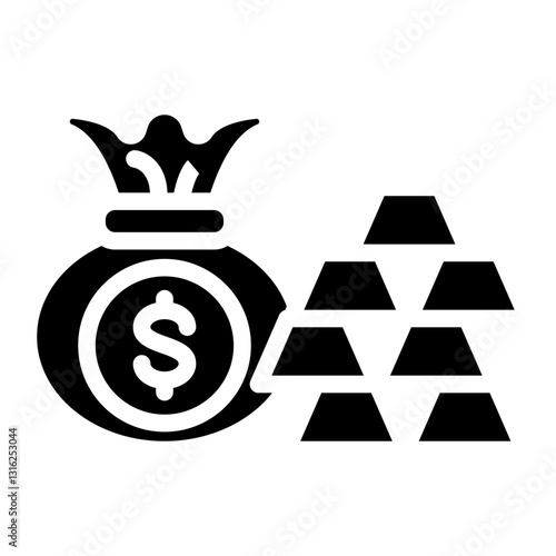 Wealth Vector Design Icon Style