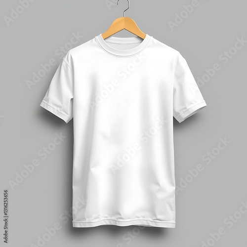 plain white t-shirt short sleeve good quality and thick