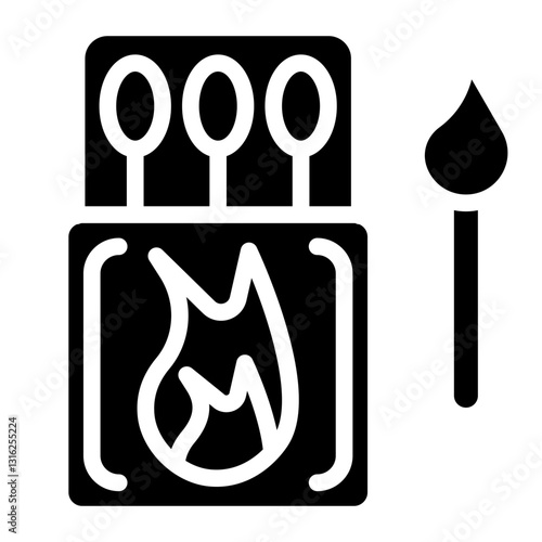 Matchbox Vector Design Icon Style