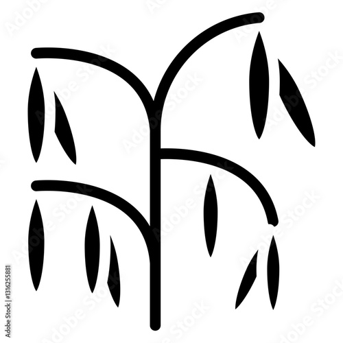 Oats Vector Design Icon Style
