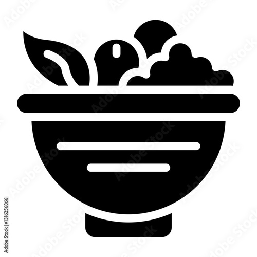 Greek Salad Vector Design Icon Style