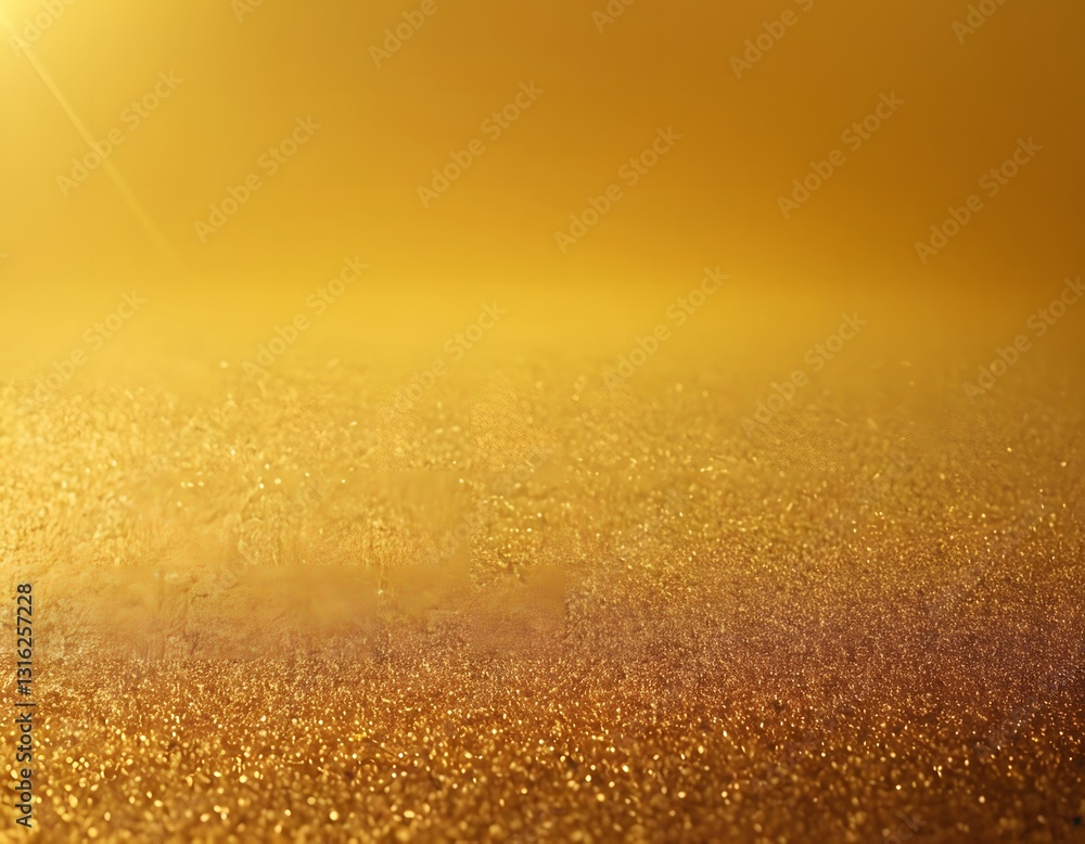 Obraz premium Golden luxury shinning glitter grainy abstract background photography copy space for the text