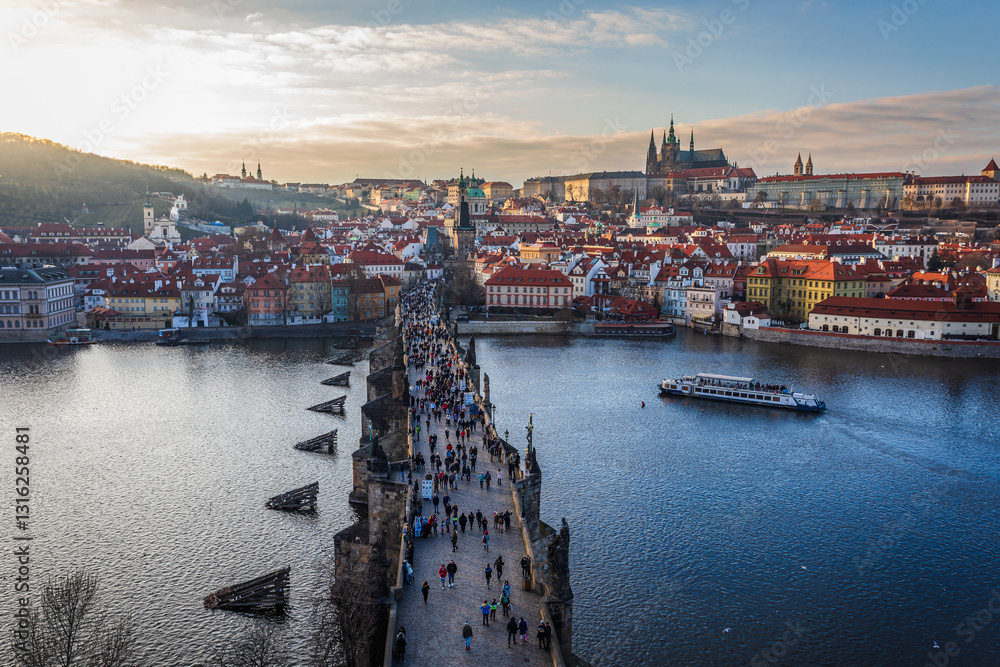 Obraz premium In the historic centre of Prague