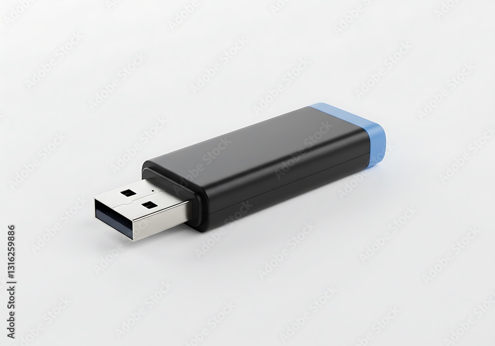 Isolated Usb Flash Drive on White Background for Data Storage Isolated Usb Flash Drive on White Background for Data Storage