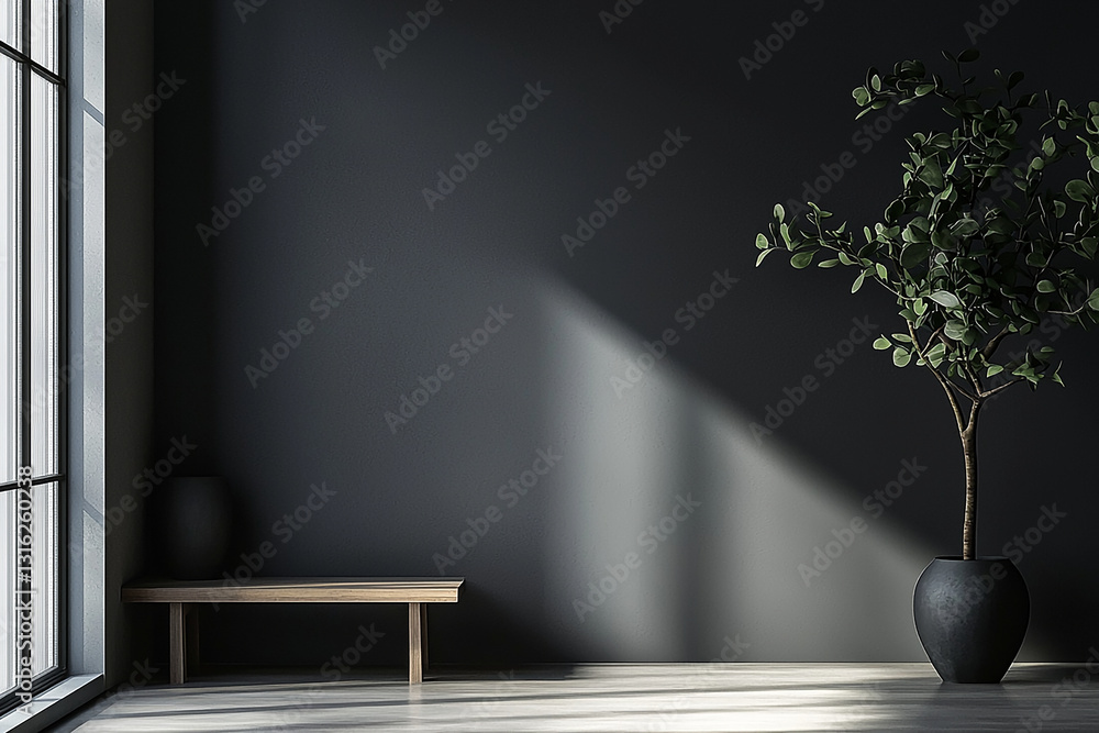 Fototapeta premium deep gradient from black to soft gray offering a min